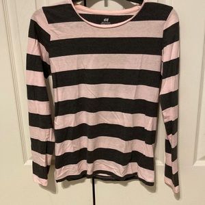 H&M Girls Striped Shirt Size 12-14